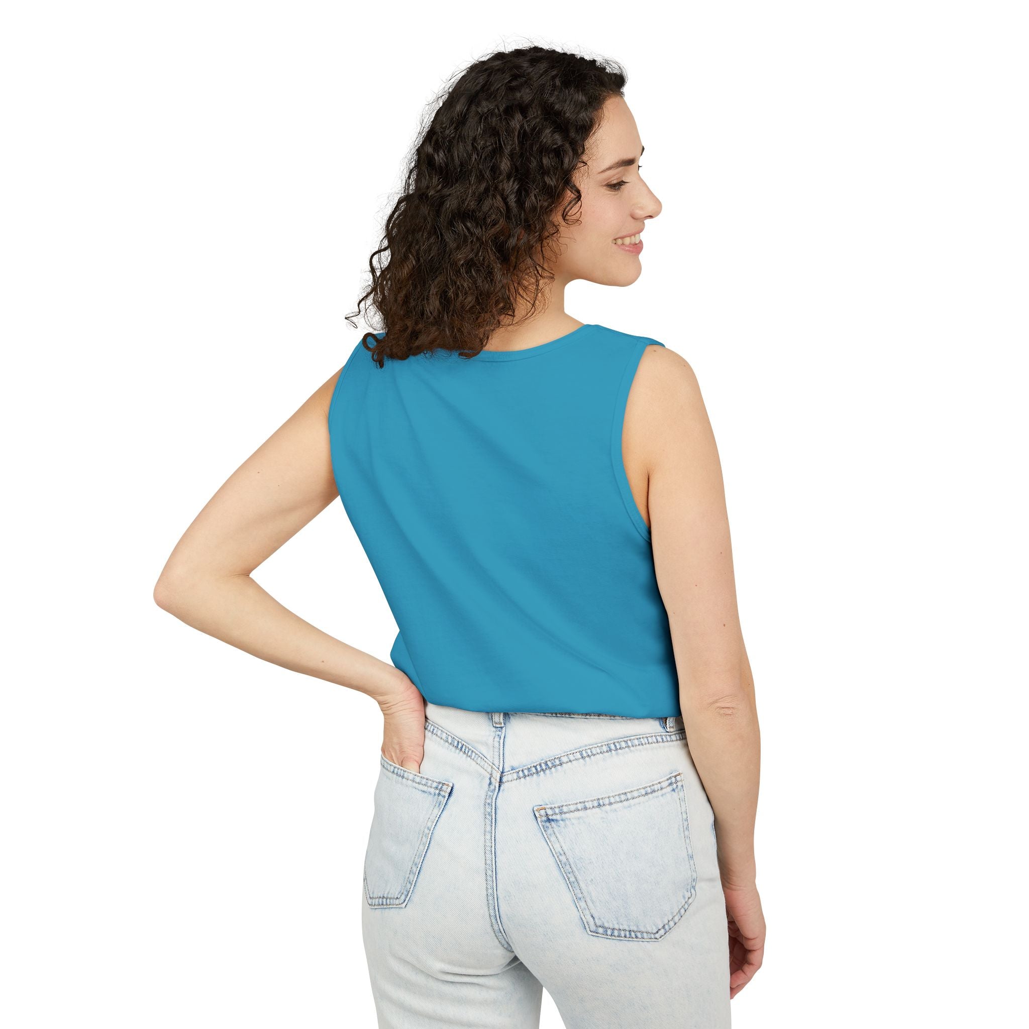 Kyriann Belize Logo Tank Top — Island Crown Travel & Beachwear