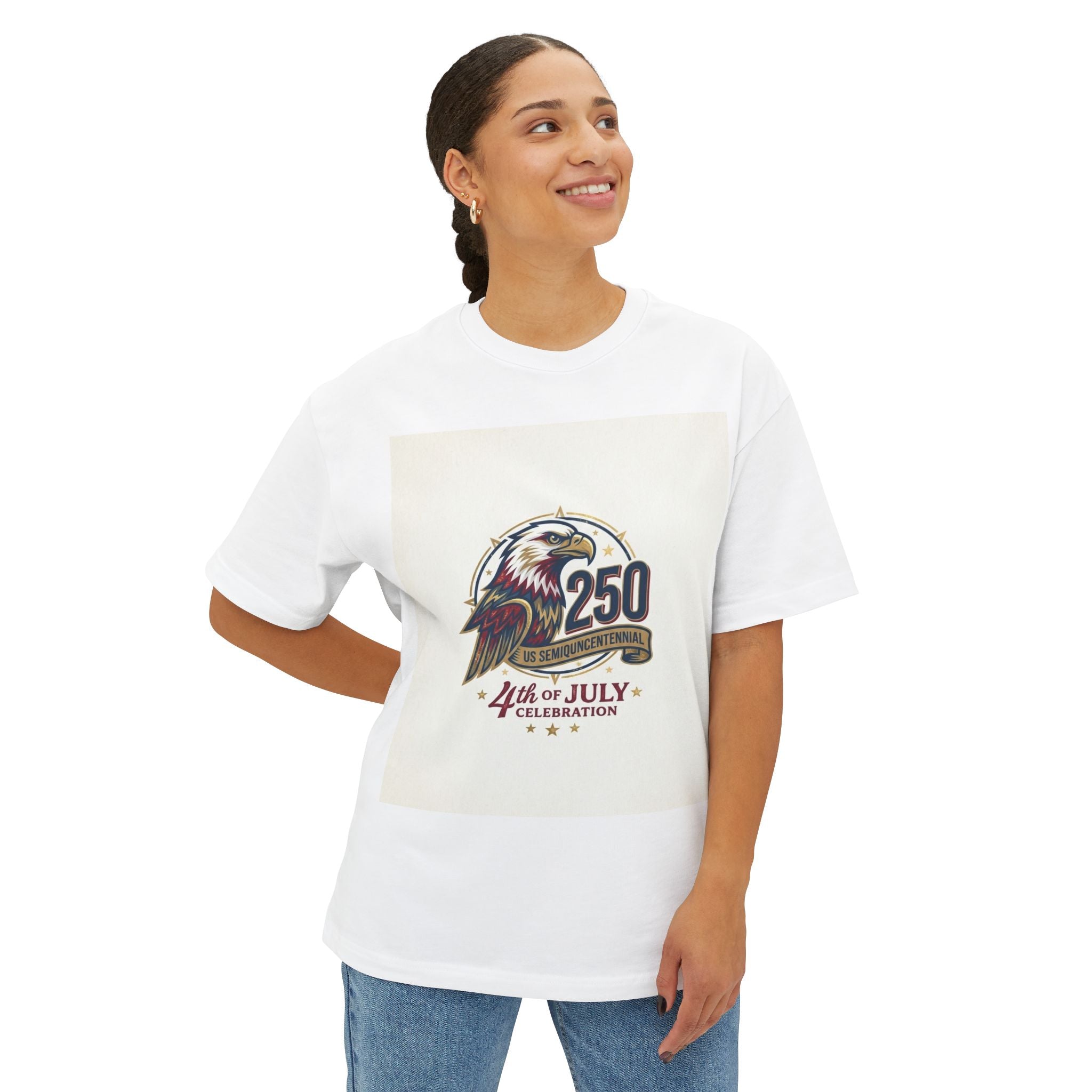 4th of July 250th Eagle Tee — Independence Day Celebration Shirt