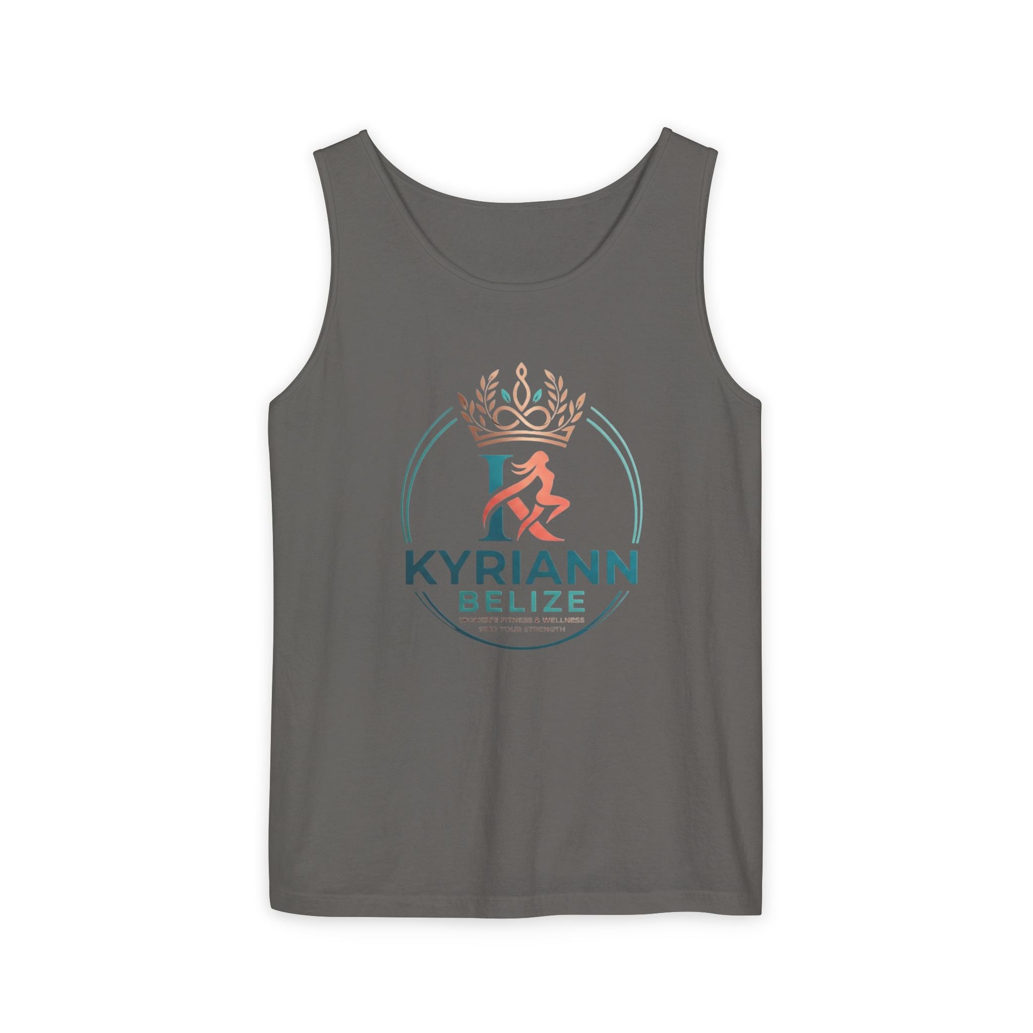 Kyriann Belize Logo Tank Top — Island Crown Travel & Beachwear