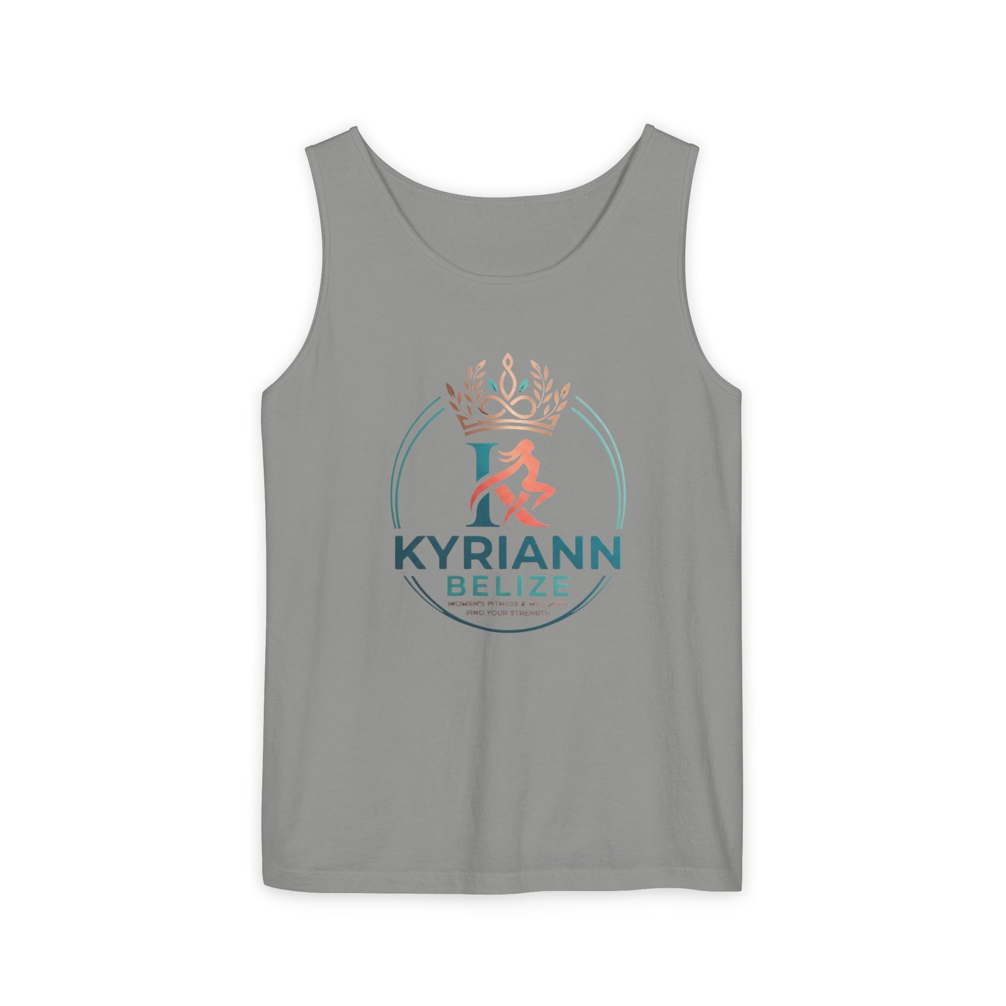 Kyriann Belize Logo Tank Top — Island Crown Travel & Beachwear