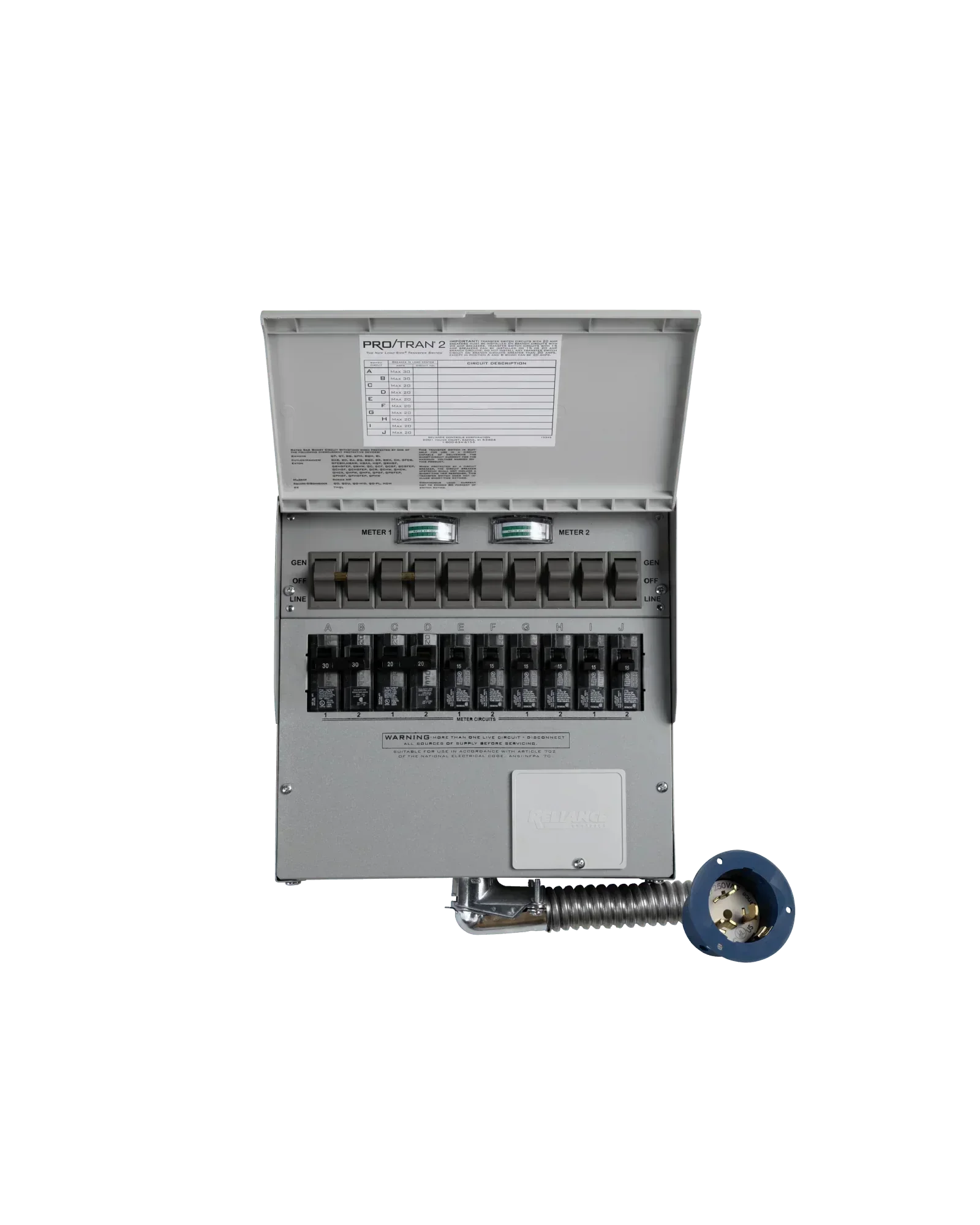 Anker SOLIX Home Backup Kit (50A Transfer Switch+ Cable)