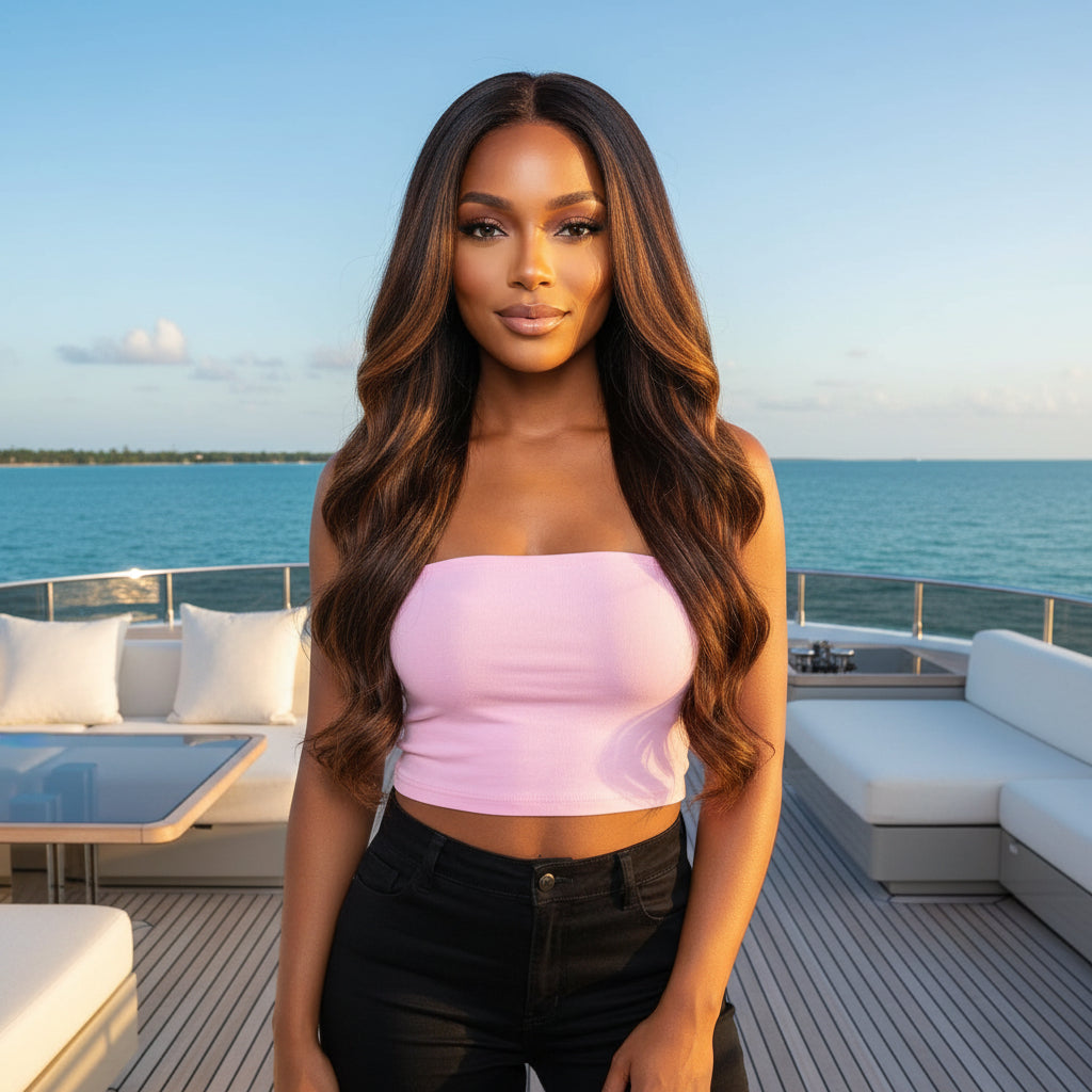 Raw Celine Glueless 5x5 HD Lace Professionally Colored 100% Human Hair Closure Wig