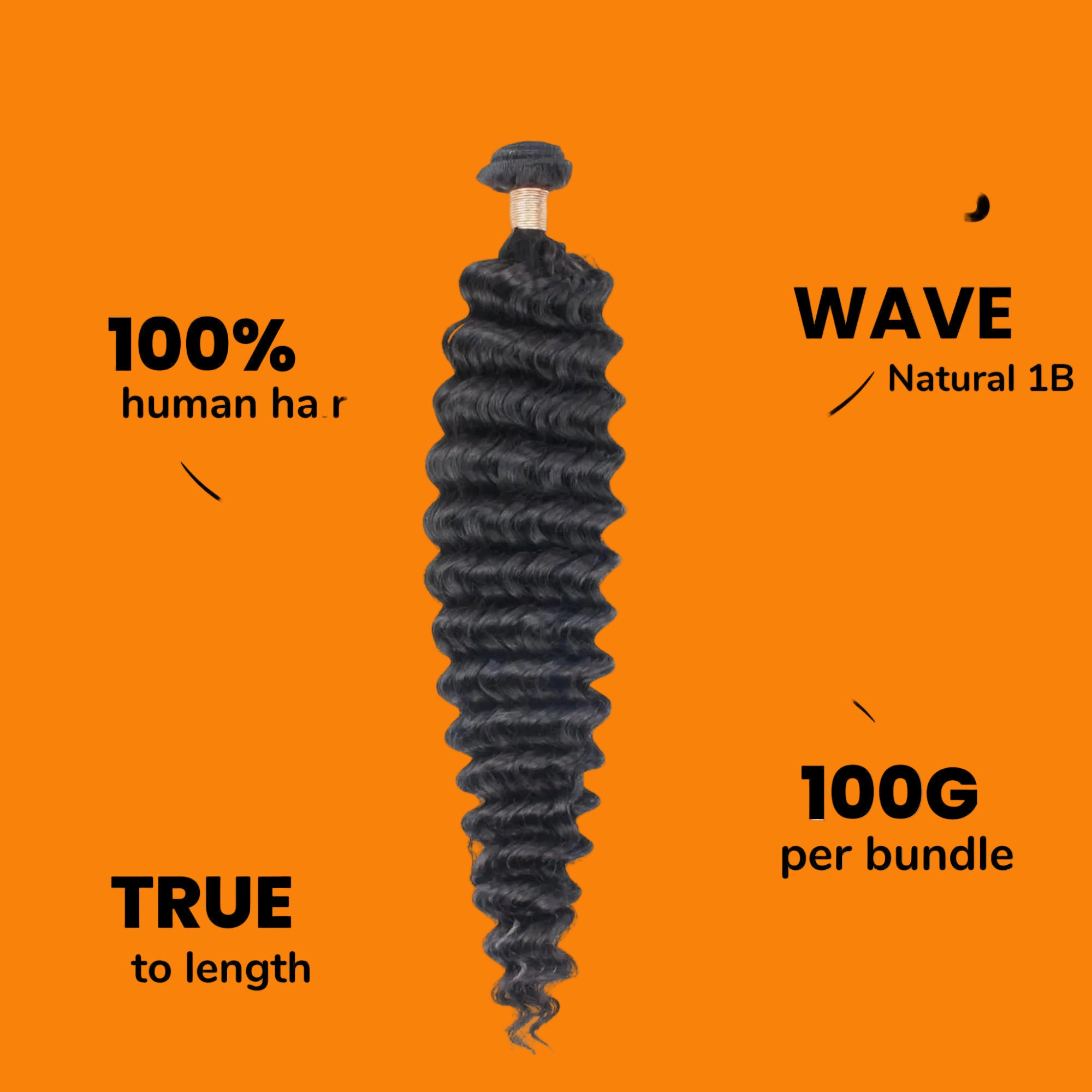 Deep Wave 100% Human Hair Bundles