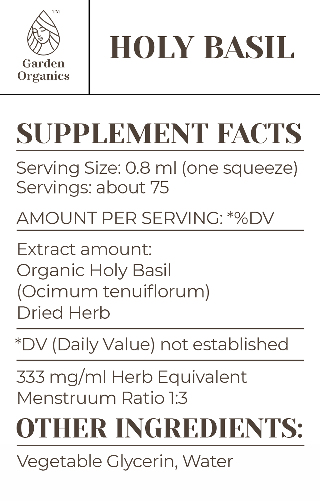 Holy Basil Tincture