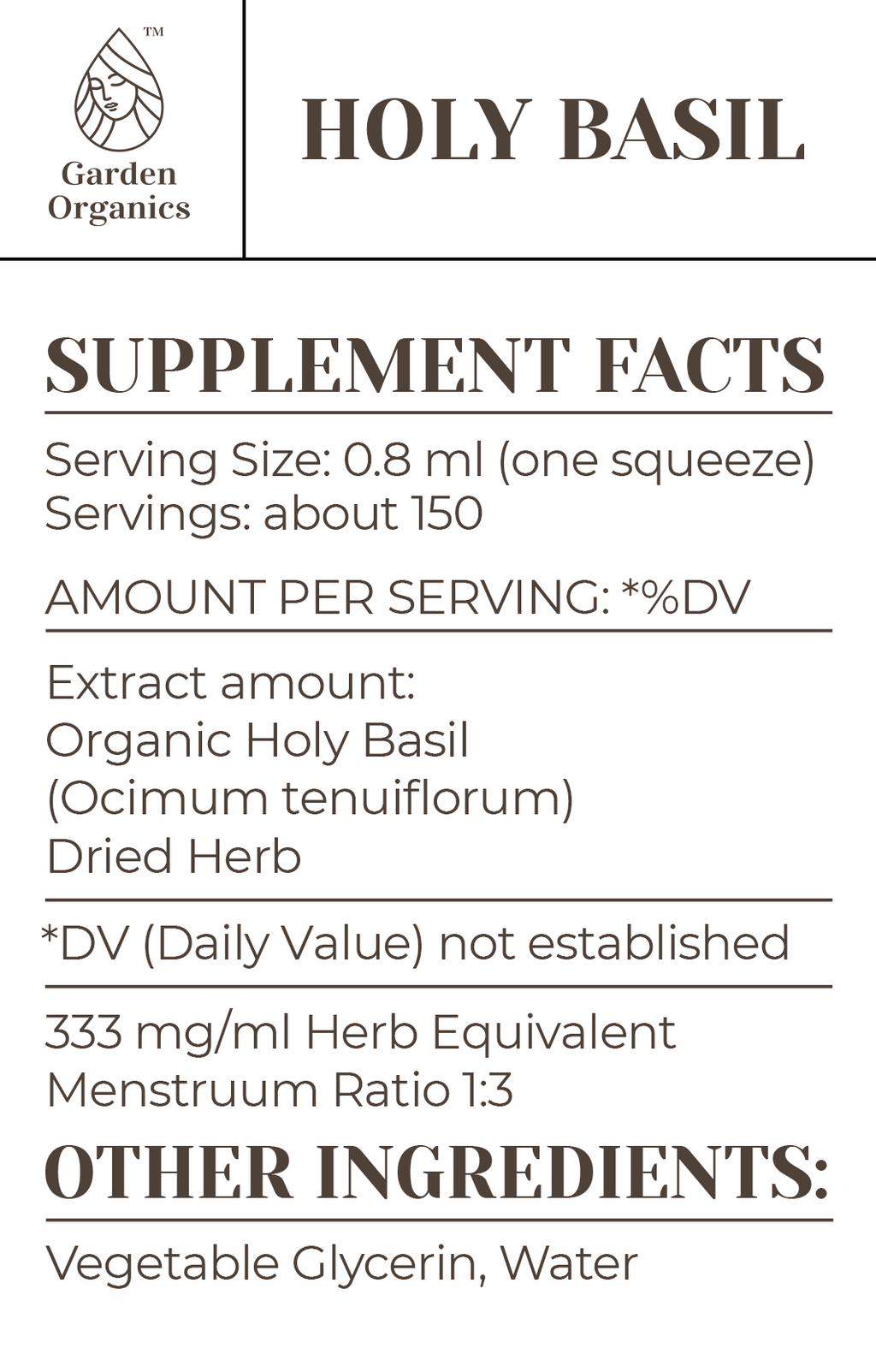 Holy Basil Tincture