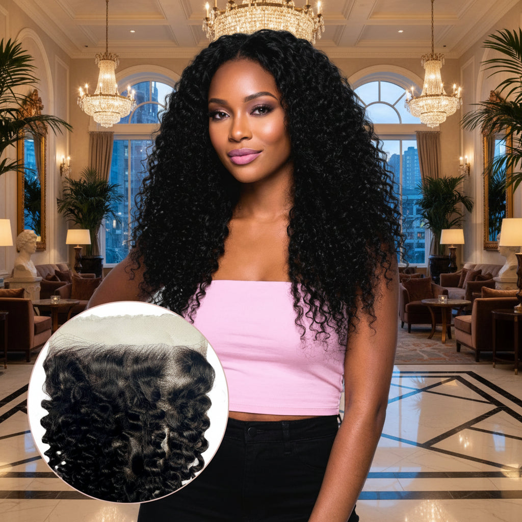 Kinky Curly 7x7 HD Lace Human Hair Closure