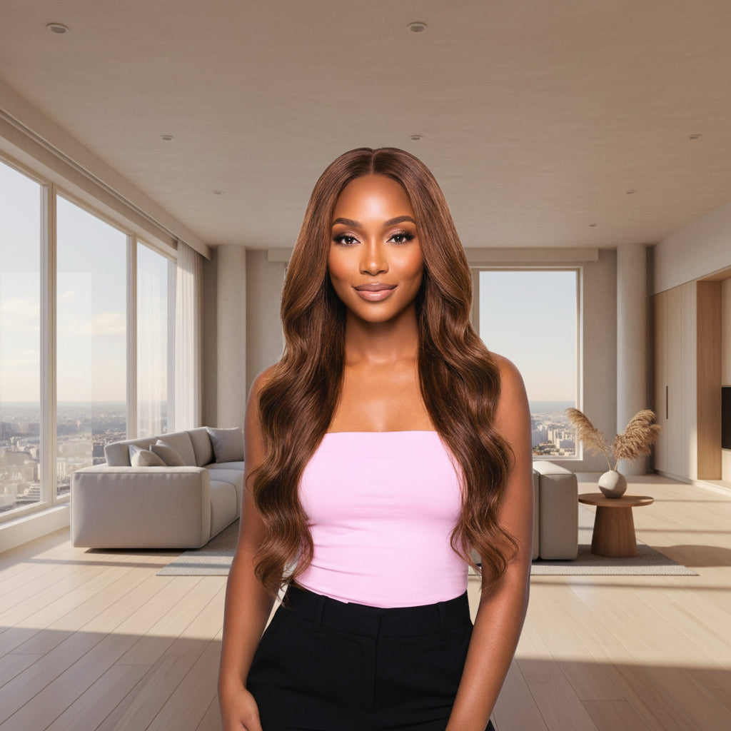 Medium Brown Body Wave 100% Human Hair Bundles