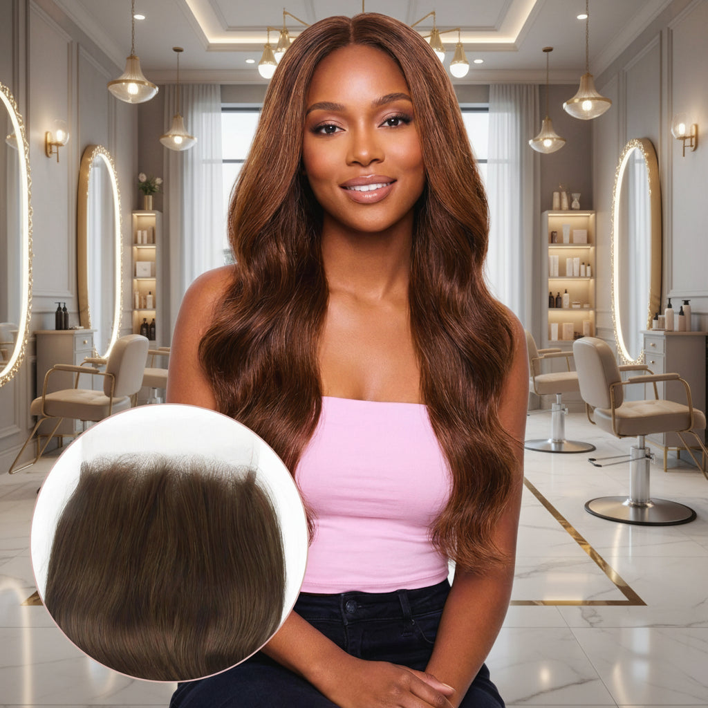 Medium Brown Body Wave 5x5 HD Lace Human Hair Closure
