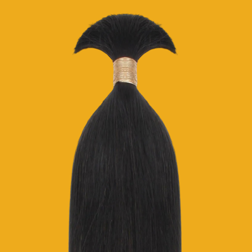 Straight Bulk 100% Human Braiding Hair