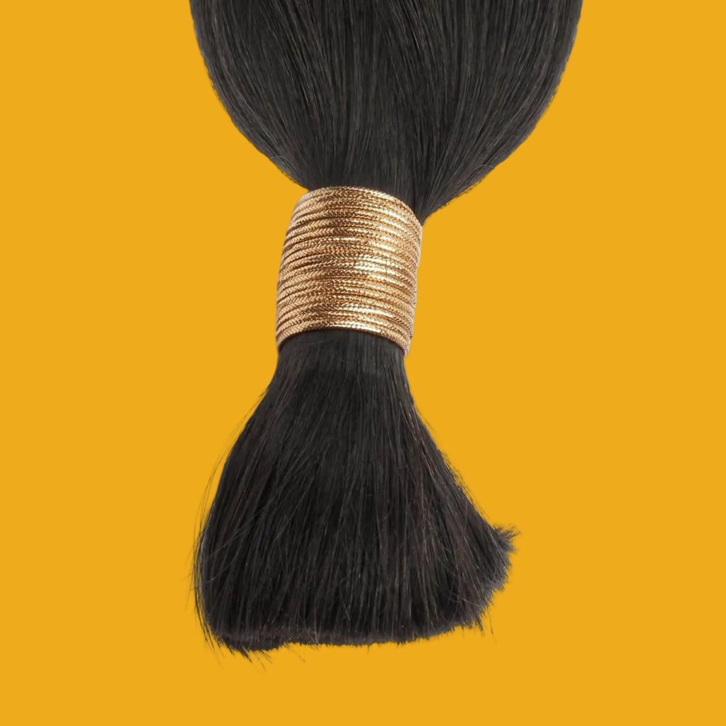 Straight Bulk 100% Human Braiding Hair