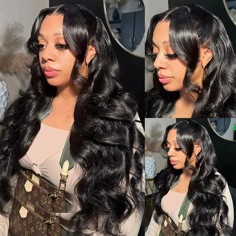 Body Wave Pre-Cut Lace Pre-Plucked Bleached Knots Wear & Go Glueless Wig Flash Sale