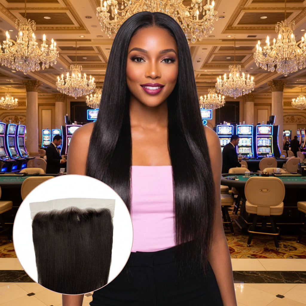 Yaki Straight 13x6 HD Lace Human Hair Frontal