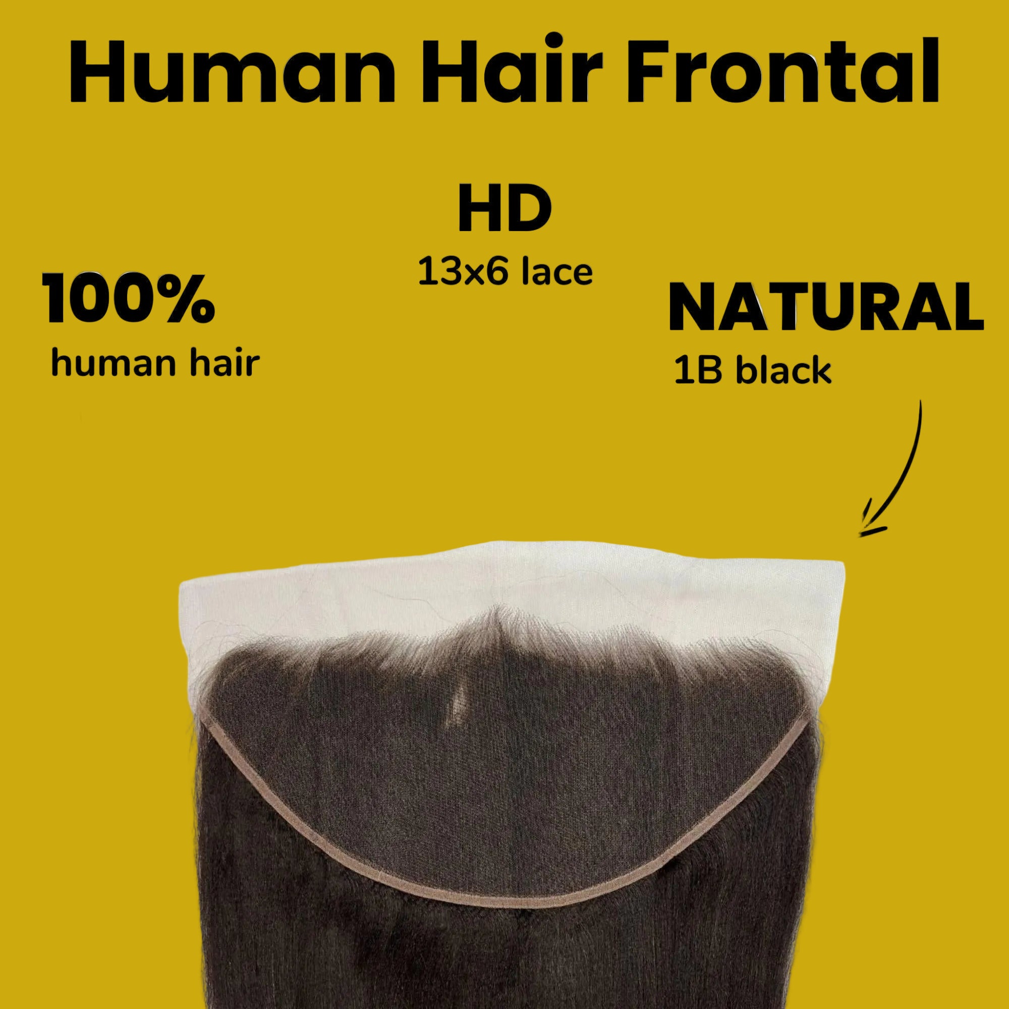 Yaki Straight 13x6 HD Lace Human Hair Frontal