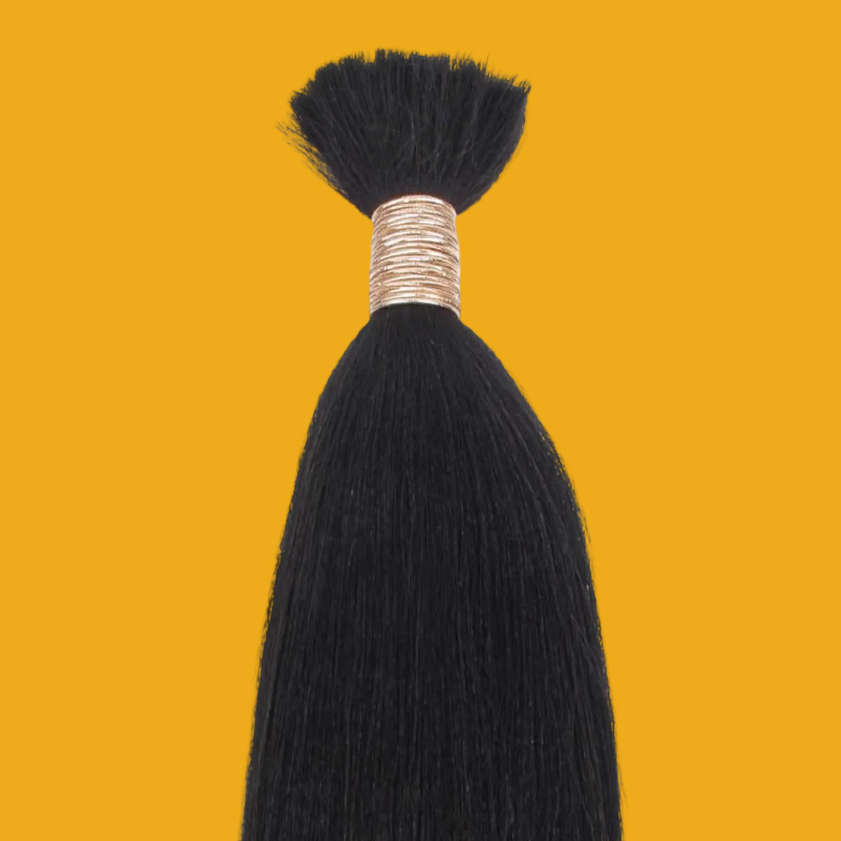 Yaki Straight Bulk 100% Human Braiding Hair