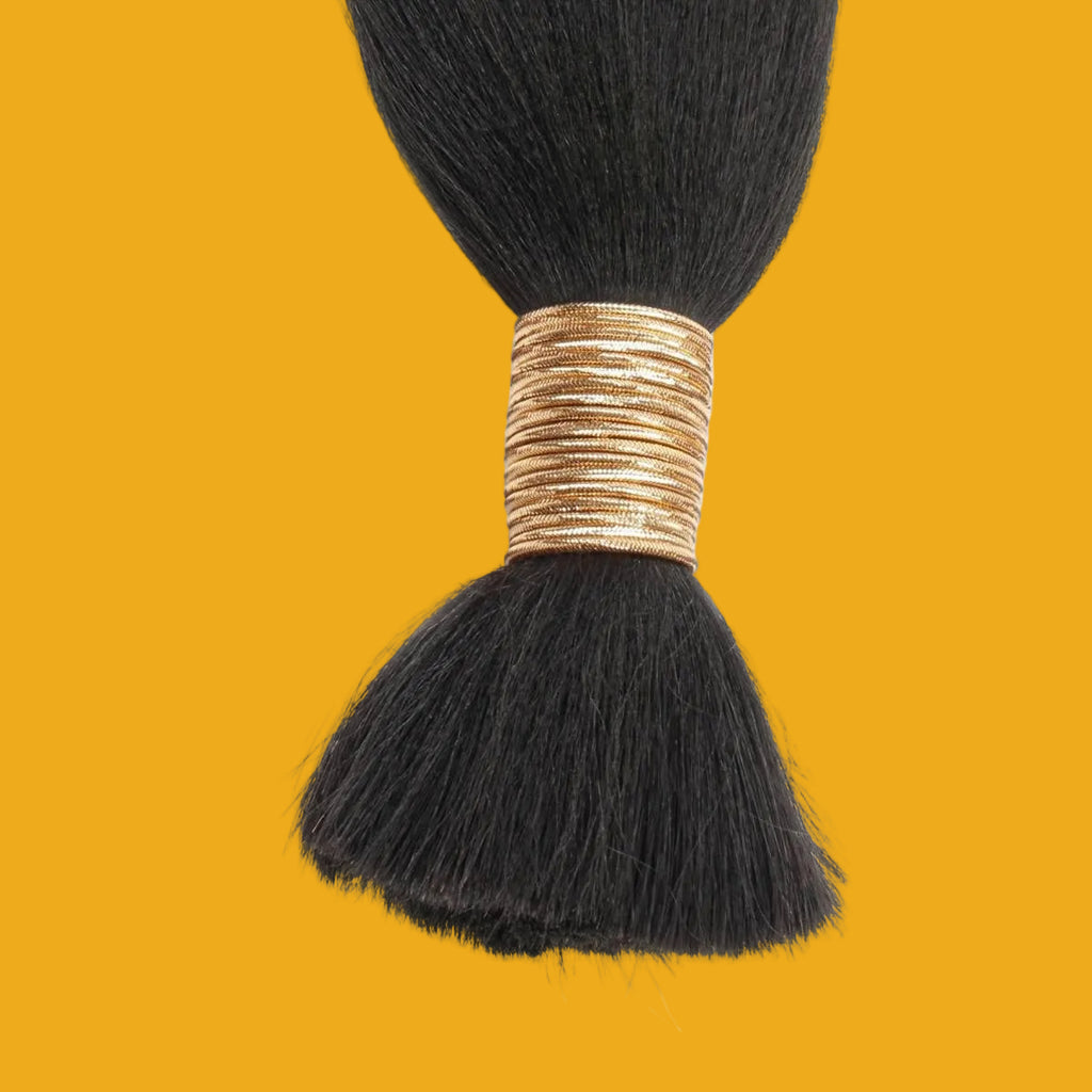 Yaki Straight Bulk 100% Human Braiding Hair