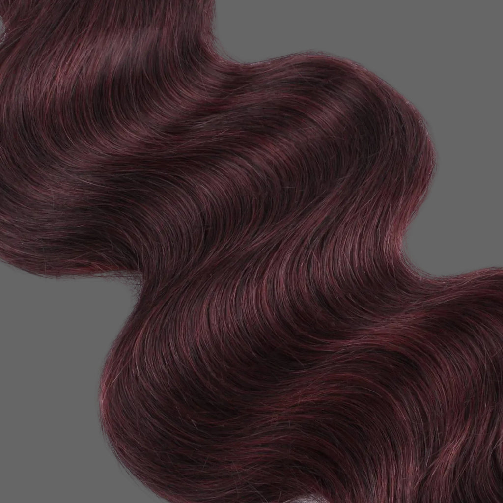Burgundy Body Wave 100% Human Hair Bundles