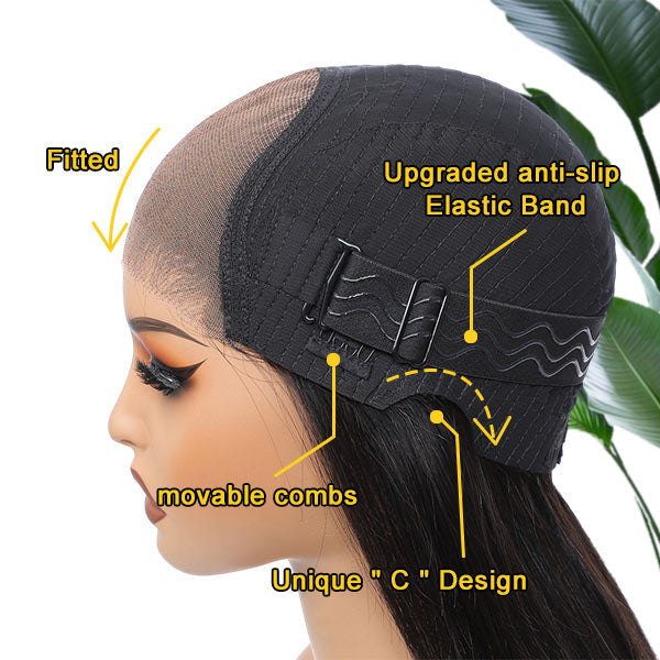 Pre-Layered Wig With Light Yaki Straight Texture 6x5 Lace Short Bob Wig For Beginner Friendly Glueless Human Hair