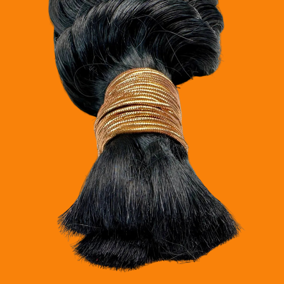 Jet Black Deep Wave Bulk 100% Human Braiding Hair