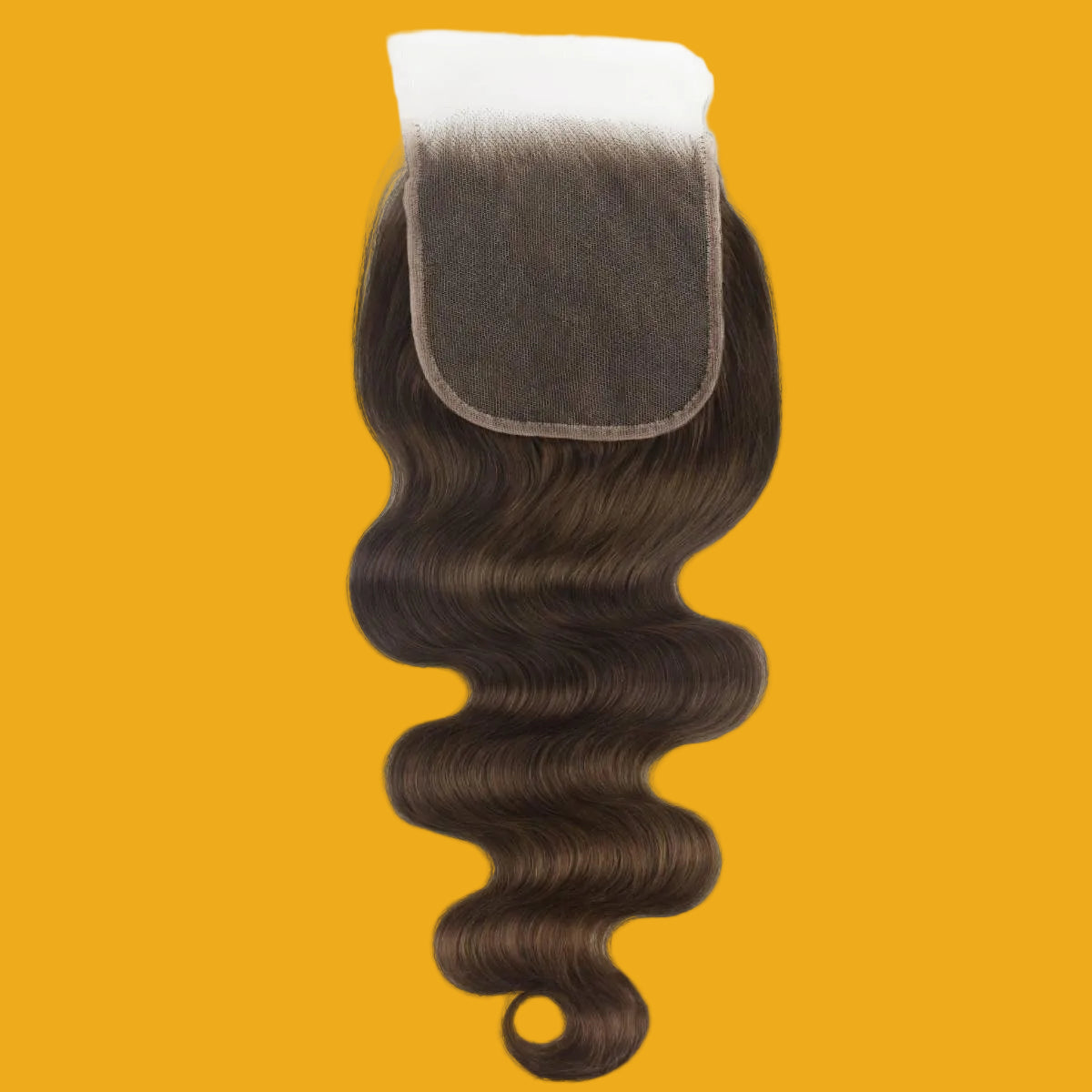 Medium Brown Body Wave 5x5 HD Lace Human Hair Closure