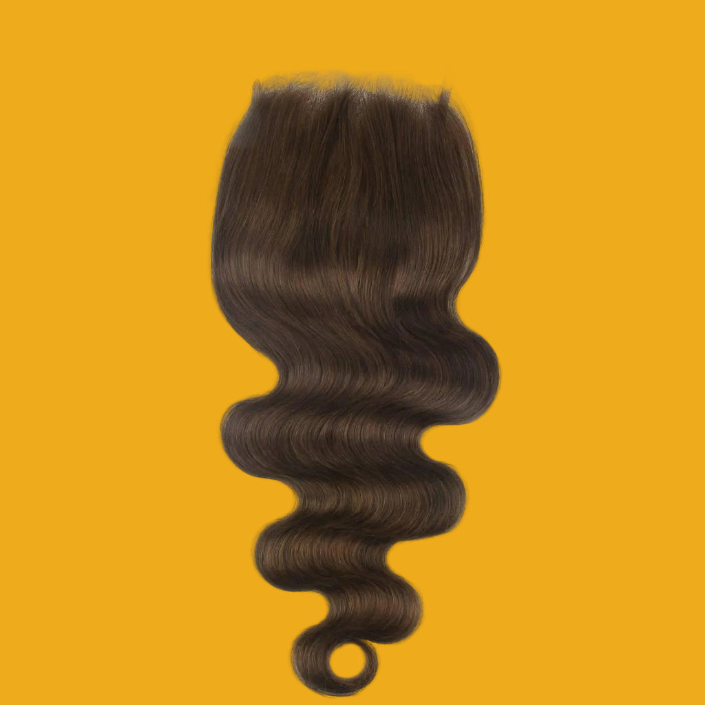 Medium Brown Body Wave 5x5 HD Lace Human Hair Closure